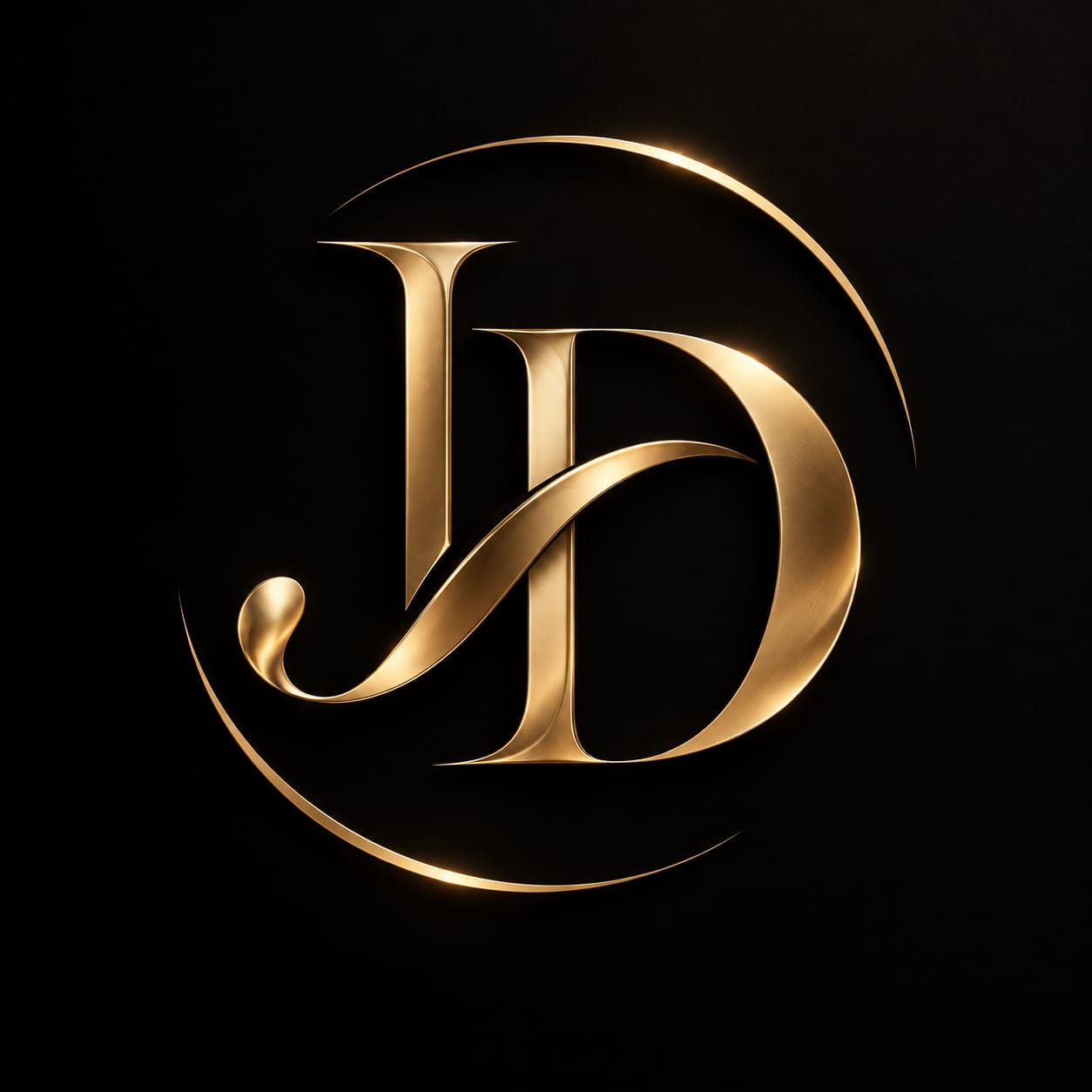 JUMBO DRIVE gold JD monogram logo